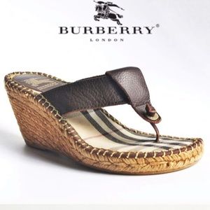 burberry platform sandals